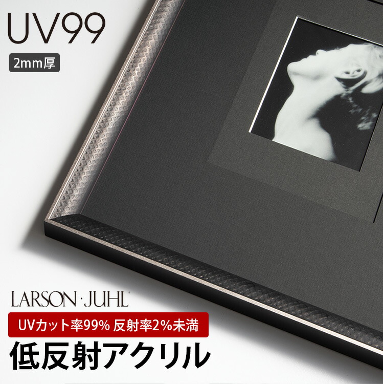 ラーソンジュール 低反射アクリル板 UV99（2mm厚）太子（379×288mm）用