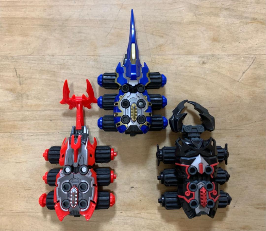 人造昆虫カブトボーグ ヘラクレスリッキーブルー カブト クワガタ 3体